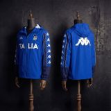 1998 Vintage Style Italy Blue Jacket Windbreaker S-XXL