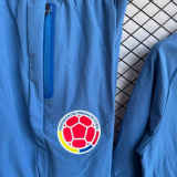 Colombia 2025/26 Blue Windbreaker Suit Size S-2XL
