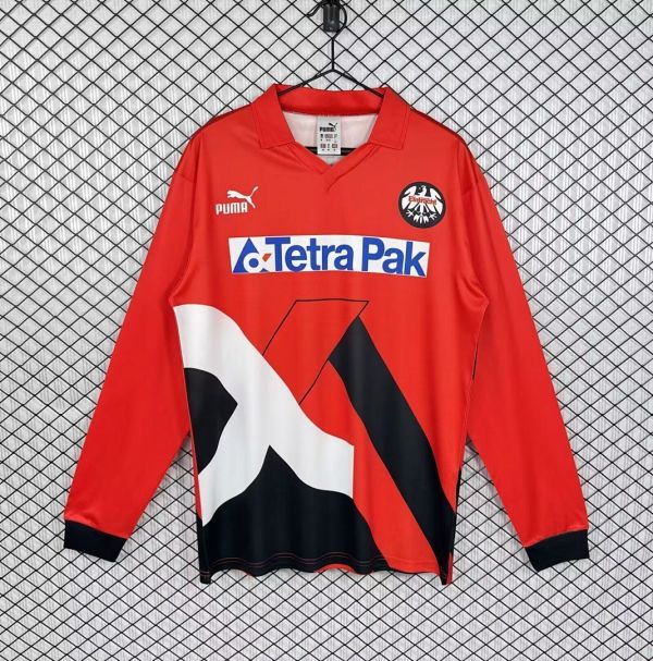 Retro Eintracht Frankfurt 1993/96 Home Long Sleeve Jersey S-XXL