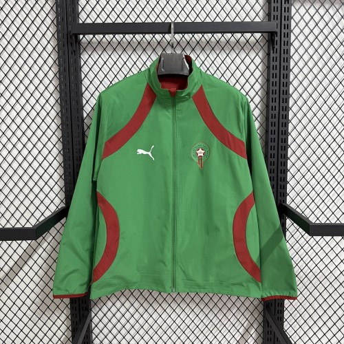 Morocco 2026 Red And Green Reversible windbreaker