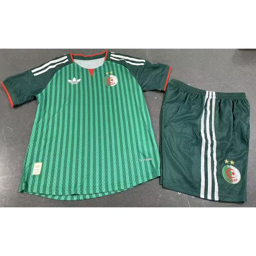 Algeria 2026 Away Green player version kid kit size 16-28