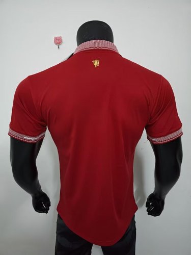 Manchester United 2026/27 Red Polo Player Version
