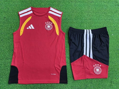 Germany  2025/26 Red Vest  Suit Size S-4XL
