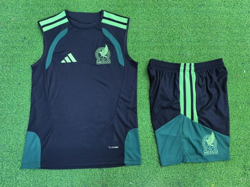 Mexico 2025/26 Dark Blue Vest  Suit Size S-4XL