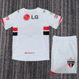 Retro 2007/08 Sao Paulo  home kid kit  jersey size 16-28