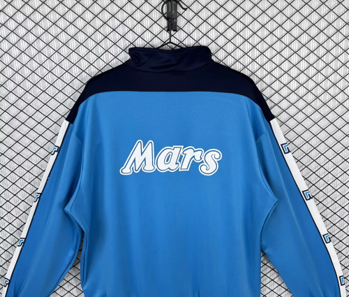 Retro 1988-89 Napoli blue jacket size S-2XL