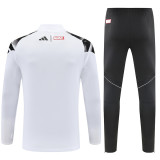Real Madrid 2025/26 White training shirt half zip