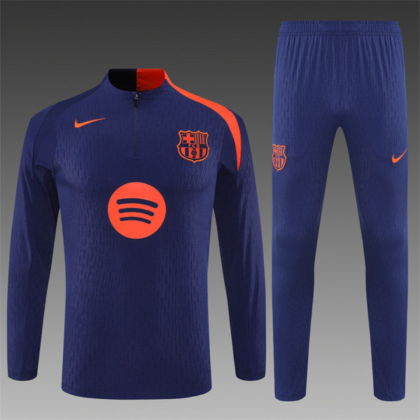 Barcelona Dark Blue 2025/26 training shirt half zip