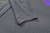 Barcelona Gray 2025/26 training shirt half zip