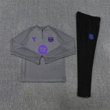 Barcelona Gray 2025/26 training shirt half zip