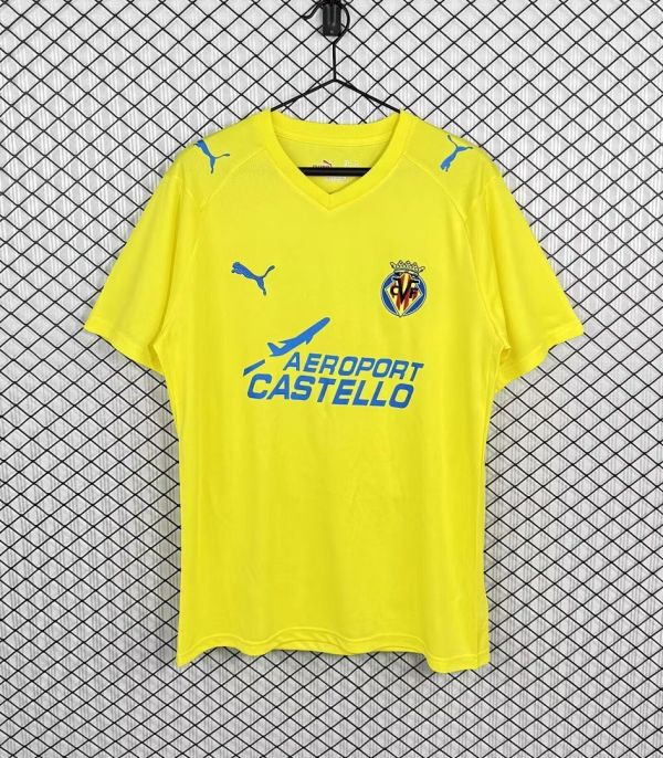 Retro Villarreal CF 2008/09 Home Jersey Size S-2XL