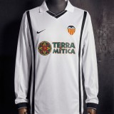 Retro Valencia 2000/01 Home jersey Long Sleeve S-XXL