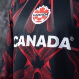 Canada 2026 Black and red goalkeeper long sleeves Jersey