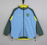 Lisbon sporting 2002-03 blue green windbreaker jacket S-XXL