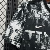 Mens Corinthians 2025/26 Black and White Pre-Match Jersey
