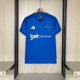 Mens Cruzeiro 2026/27 Home Jersey With All Sponsors S-4XL