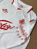 Retro 1996-97 Toluca away long sleeves soccer jersey size S-2XL