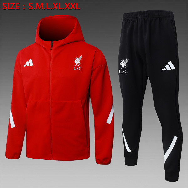 Liverpool  2025/26 Red Hoodie Suit S-2XL