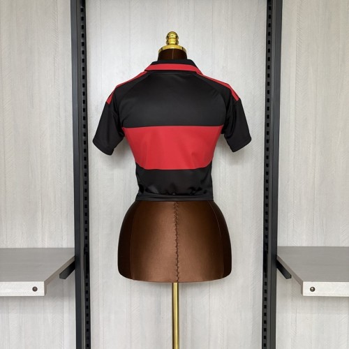 Women's Crop Top  2025/26 Flamengo  Home Jersey S-2XL