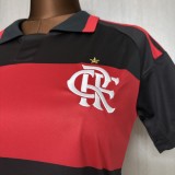 Women's Crop Top  2025/26 Flamengo  Home Jersey S-2XL