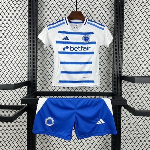 Cruzeiro 2026/27 home kid  soccer jersey size 16-28