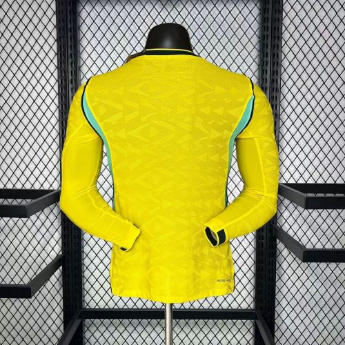 Brazil 2026 World Cup Home Long Sleeve player version size S-4XL