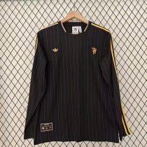 Manchester United 2025/26 Special Edition Black jersey Long Sleeve S-4XL