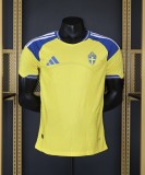 Sweden  2026 Home Player Version soccer jersey size S-2XL