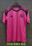 Retro Scotland 2016  Pink  Soccer jersey