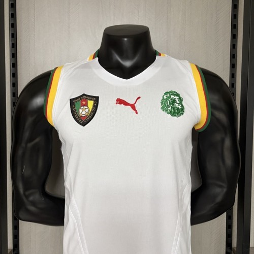 Retro Cameroon 2002 Away Vest S-XXL