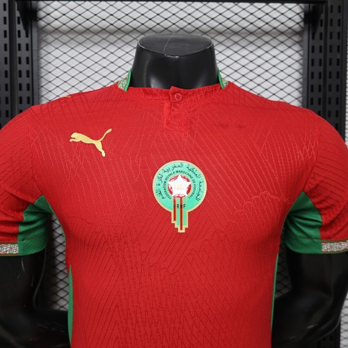 Morocco 2026 World Cup  home Player Version  jersey