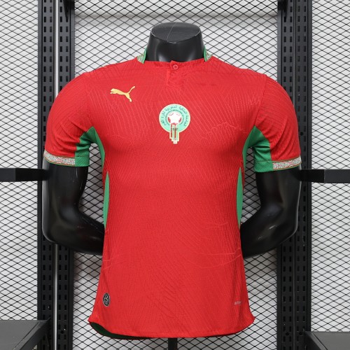 Morocco 2026 World Cup  home Player Version  jersey