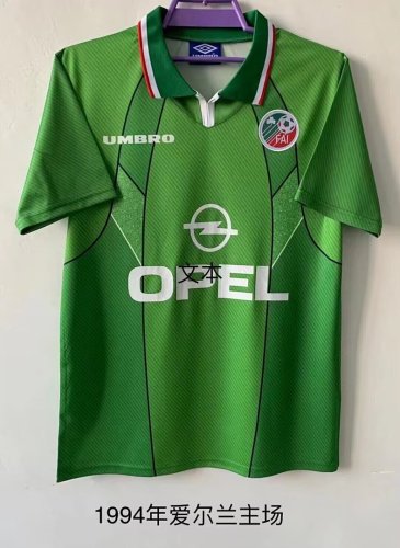Retro  Ireland 1994 home soccer jerseys S-2XL