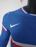 France 2026 World Cup Blue Special Long Sleeve player version Jersey  size S-2XL