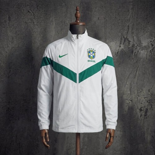 2026 Brazil White Windbreaker S-3XL