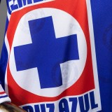 Retro 1998 Cruz Azul  home Long  Sleeve soccer jersey size S-2XL