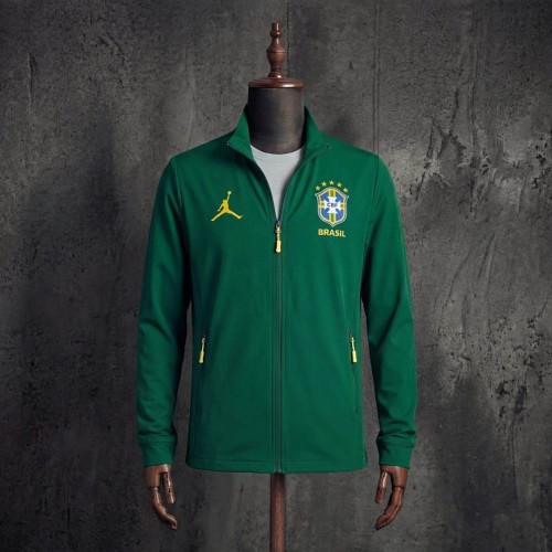 2026 Brazil Green Windbreaker S-3XL
