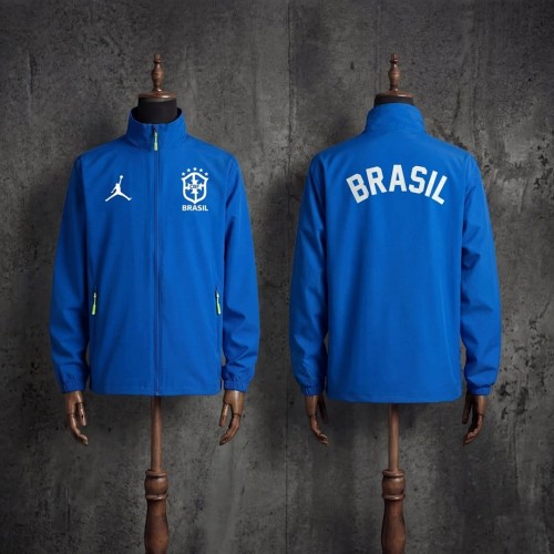 2026 Brazil Blue Windbreaker S-3XL
