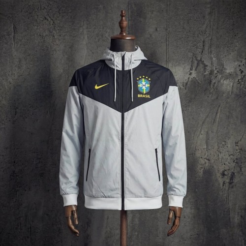 2026 Brazil Gray Windbreaker S-3XL