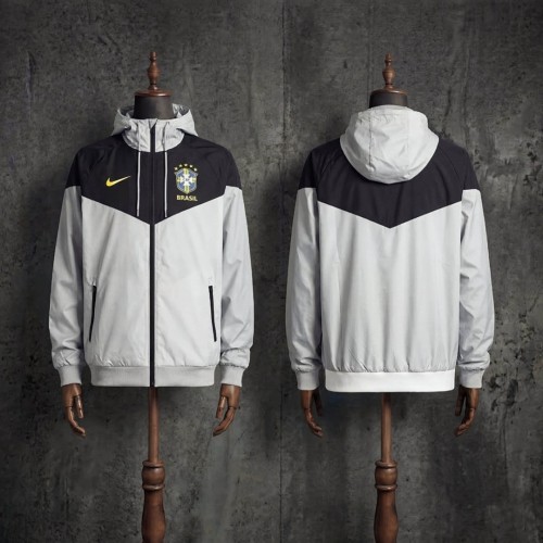 2026 Brazil Gray Windbreaker S-3XL