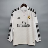 Real Madrid 2014/15 Long sleeves home Retro soccer jerseys