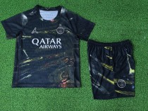 PSG Paris 2026/27 Fifth away game Player Version  Kids Kit Size 16-28 With Star