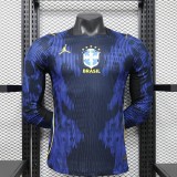 Brazil 2026 World Cup Away Long Sleeve player version size S-3XL