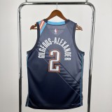 2026 season, Thunder, blue, number 2, GILGEOUS-ALEXANDER NBA Jersey