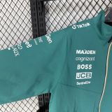 Mens Aston Martin 2026 Green Windbreaker S-2XL