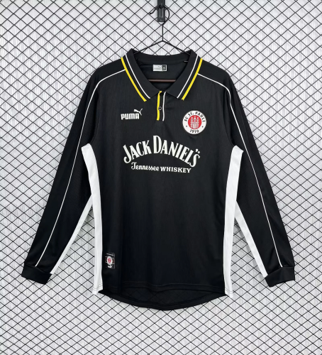 Retro FC St. Pauli 1999/00 Away Long Sleeve soccer jersey Size S-2XL