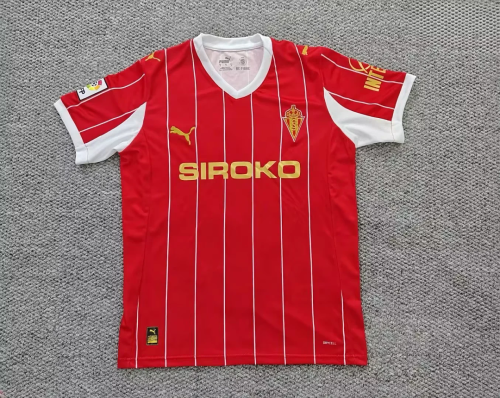 Sporting de Gijon   2025/26 Retro Model jersey size S-4XL