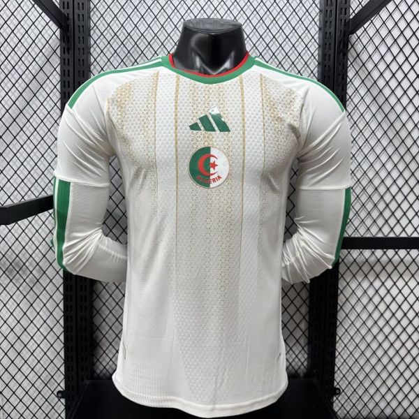 Algeria  2026  World Cup Home  player version Long Sleeve Jersey S-XXL