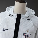 2026 England Anthem White Windbreaker  size S-2XL