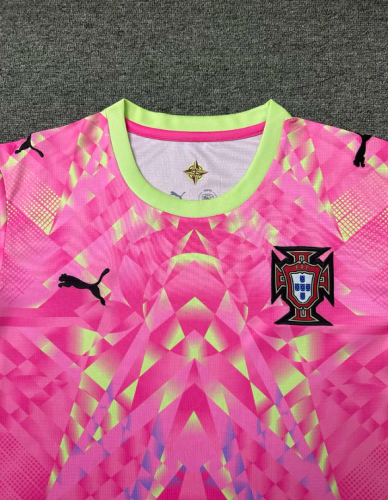Portugal 2026 World Cup Pink Goalkeeper Jersey Size S-4XL
